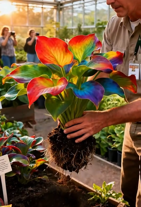🌈Rainbow Rare Hosta Flower Seeds