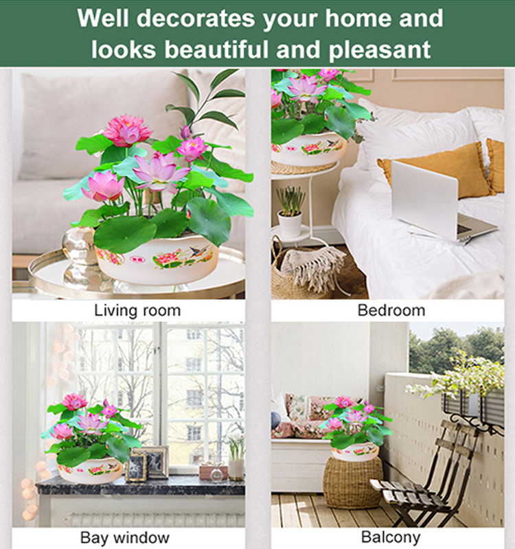 The lotus bowl is fragrant and brings good fortune.