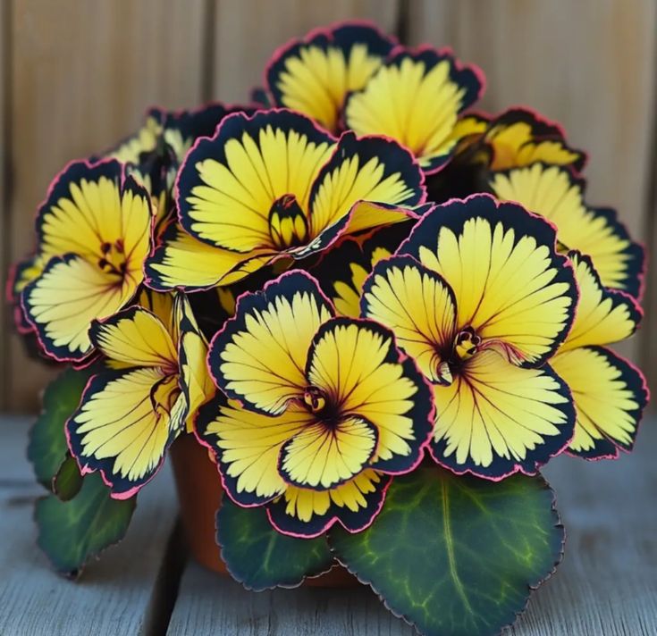 Rare Begonia 'Moonlight Butterfly' 🦋✨- Yellow & Black