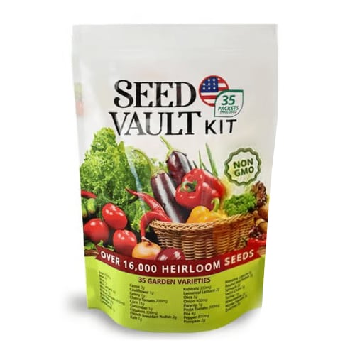 🌱 Suitable for Americas Soil and Climate🌱Vegetable Seed Vault Kit | 35 Varieties🔥