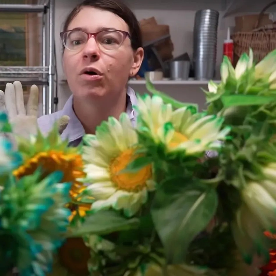 🎉Hot Sell🎉Green Lace Sunflower Seeds💙