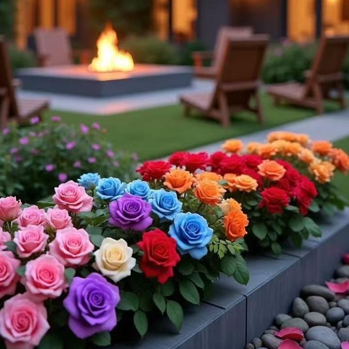 Mixed Rose Seeds (200 seeds)-Heirloom and rare varieties for the home garden, non-GMO, easy-to-grow beautiful perennial flowers