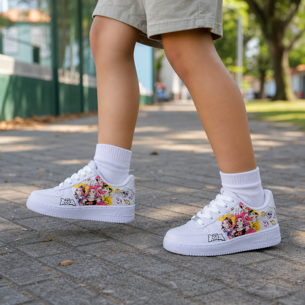 Tênis infantil em uso - Modelo KS-012