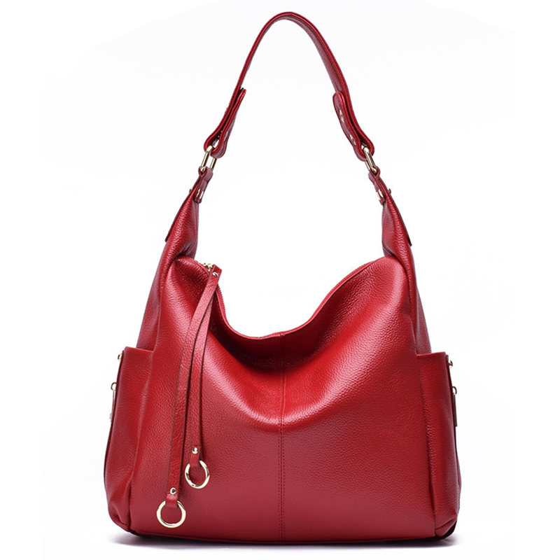 Új felső rétegű marhabőr válltáska kézitáska