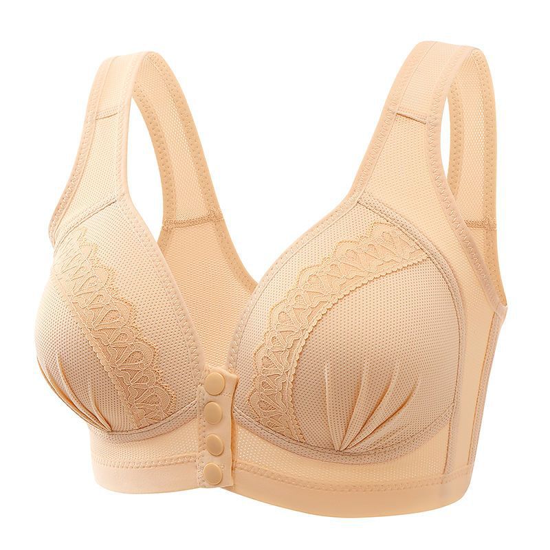 💖 Front Button Breathable Skin-Friendly Cotton Bra