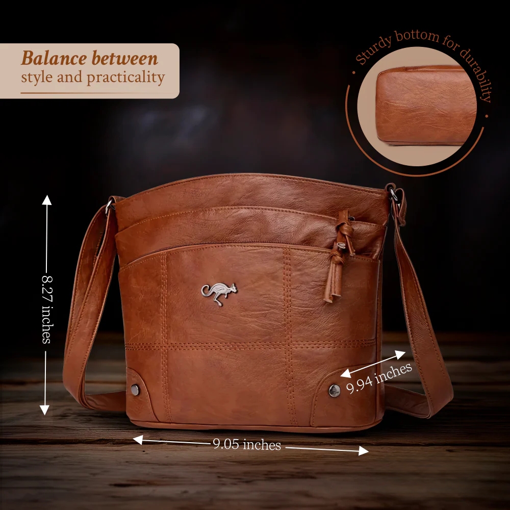 Women's Calfskin Leather Shoulder Bag