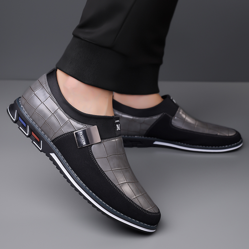 Men's Fashion Calfskin Leather Shoes