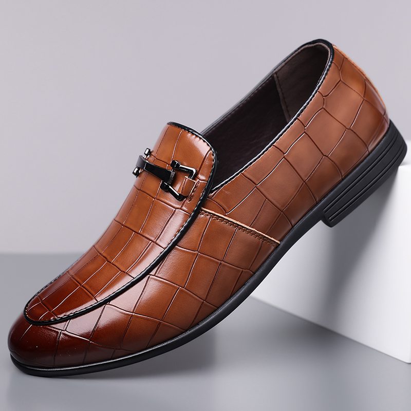 Men's Fashion Calfskin Leather Shoes