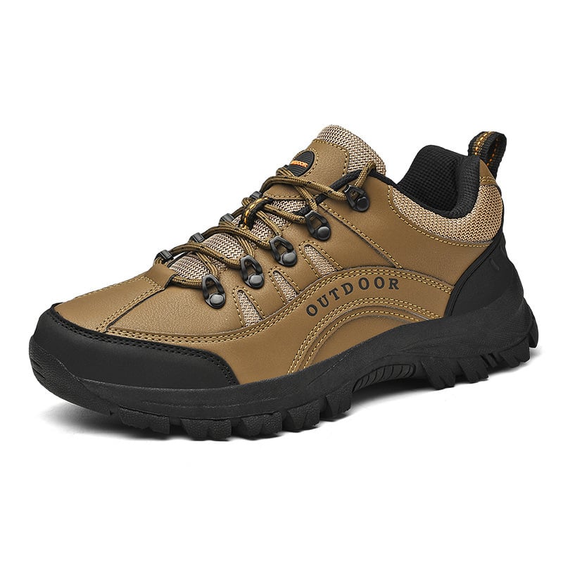 Bequeme und lässige Outdoor-Wanderschuhe aus Leder für Herren