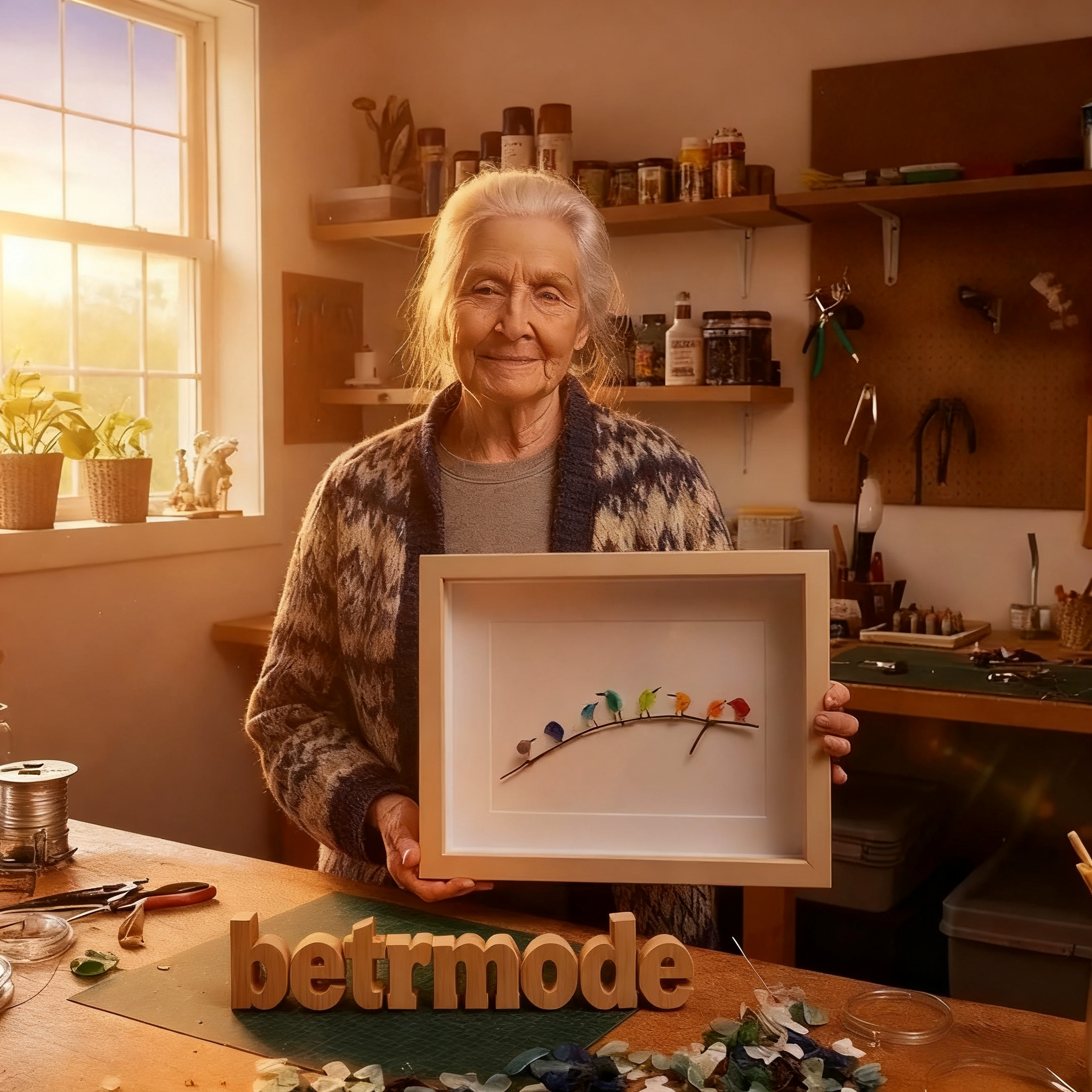 Regenbogen-Vögel aus Meerglas – Ein Symbol für Glück und Stil