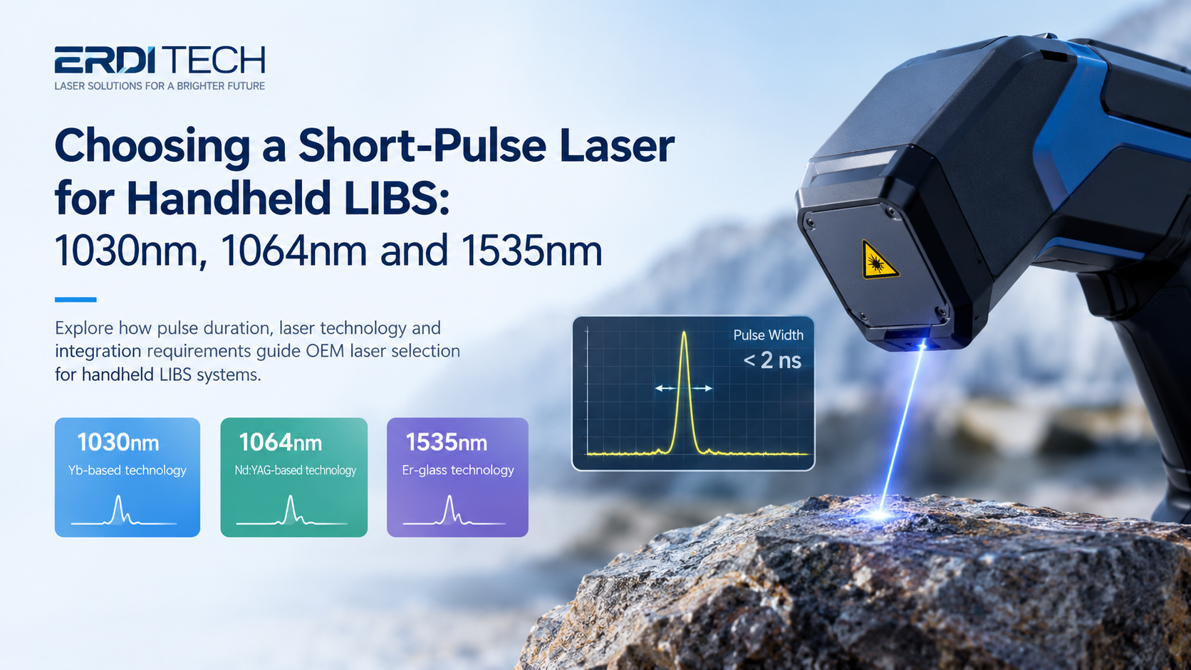 Choosing a Short-Pulse Laser for Handheld LIBS: 1030nm, 1064nm and 1535nm