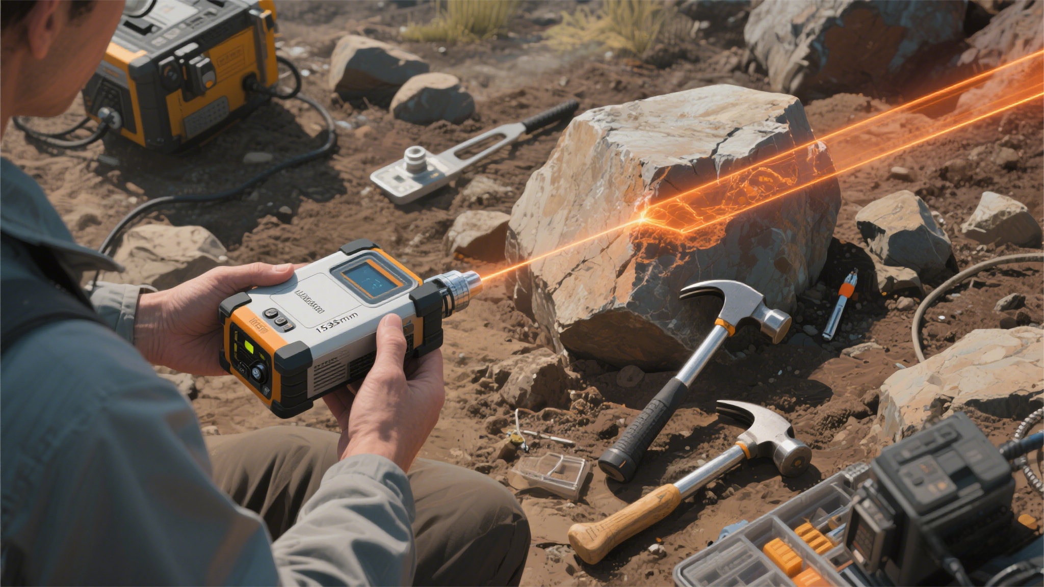 The application of 1535nm Erbium Glass Laser in the Field of LIBS-RangeFinder ERDI