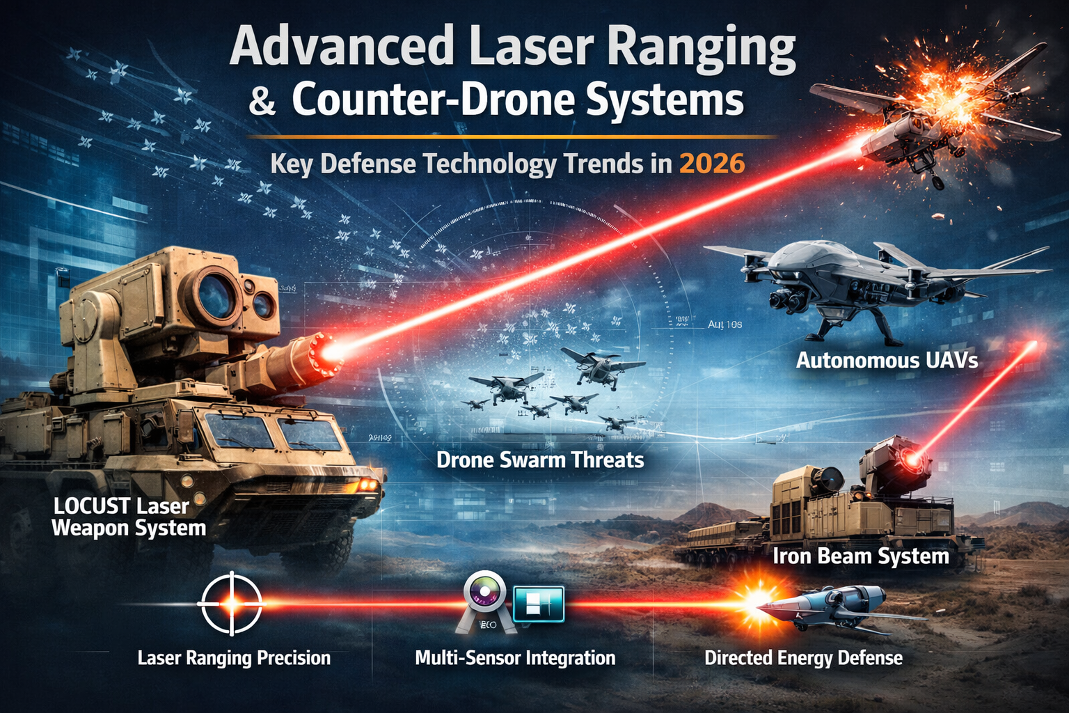 Advanced Laser Ranging & Counter-Drone Integration: Key Defense Technology Trends in 2026