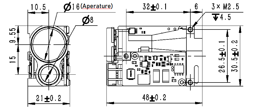 Eyesafe Laser Ranging Module