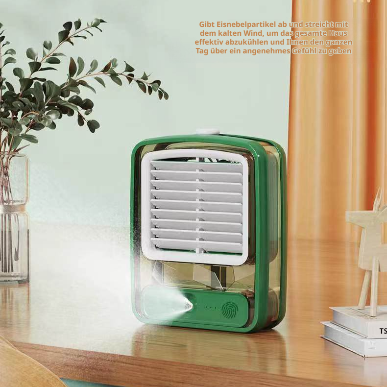 Desktop Summer Silent Small Fan Hydratisierender Nebel Luftbefeuchter Büro kleiner Ventilator