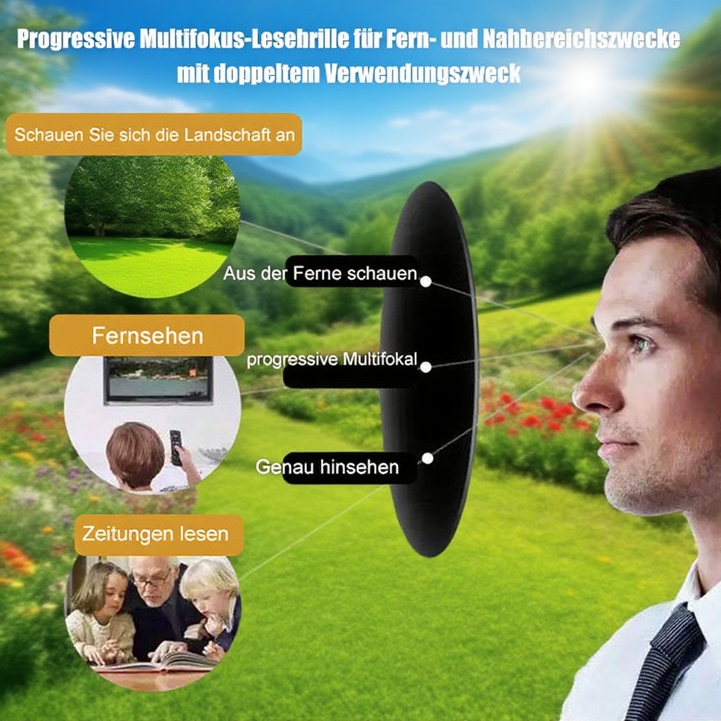 🌟 Entdecken Sie die Intelligente Zoom-Lesebrille: Komfortabel, leicht und schützend für Ihre Augen!
