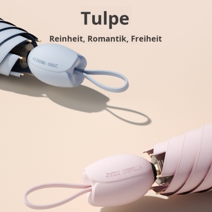 Quelle Faltbarer Regenschirm Sonnenfester VinylKlappschirm in einer Farbe Sonnenschirm faltbar Vinyl