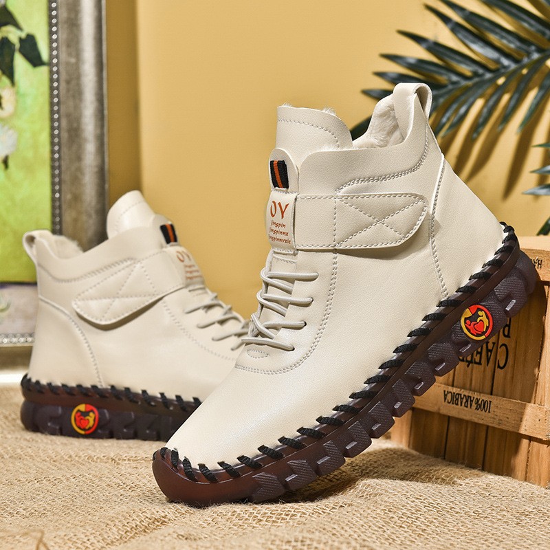 🐑100% Kaschmirfutter👢Modische Damen-Kurzstiefel für Herbst und Winter