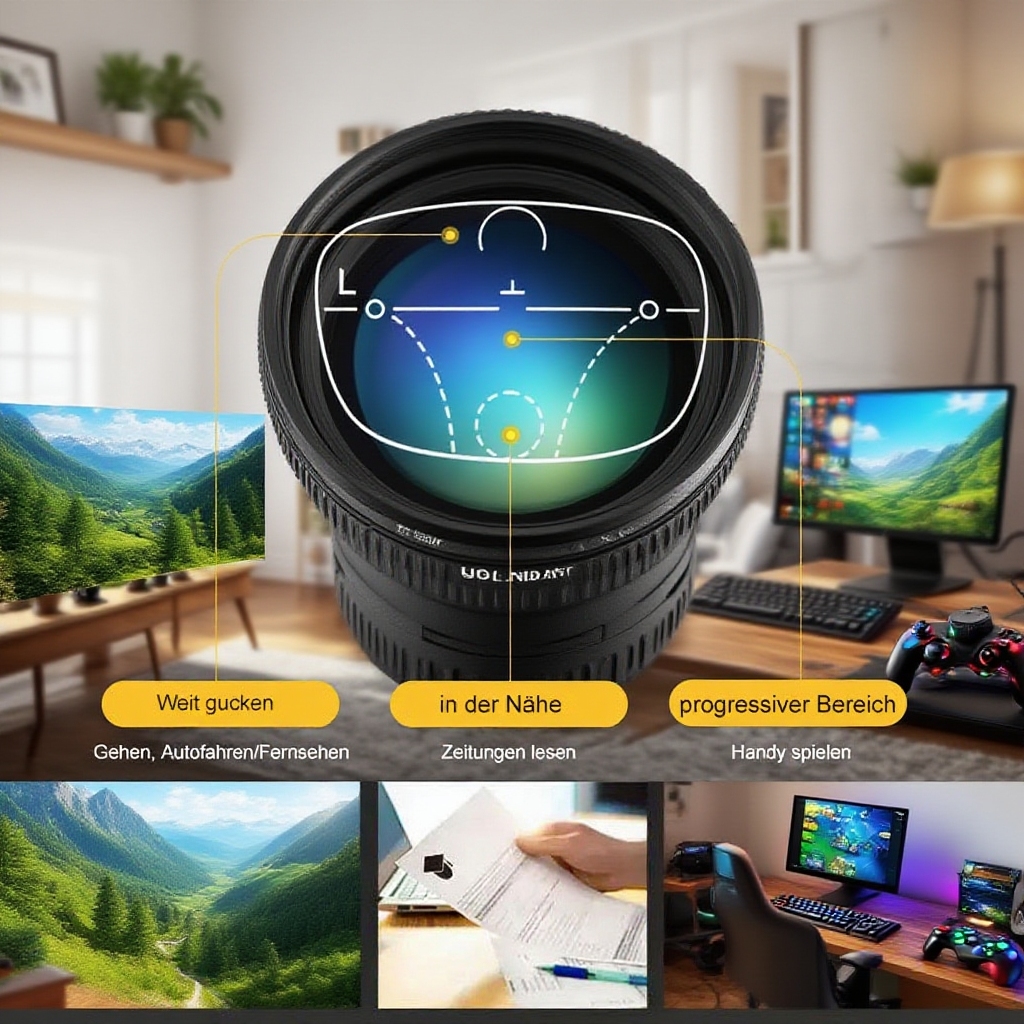 🌟 Entdecken Sie die Intelligente Zoom-Lesebrille: Komfortabel, leicht und schützend für Ihre Augen!