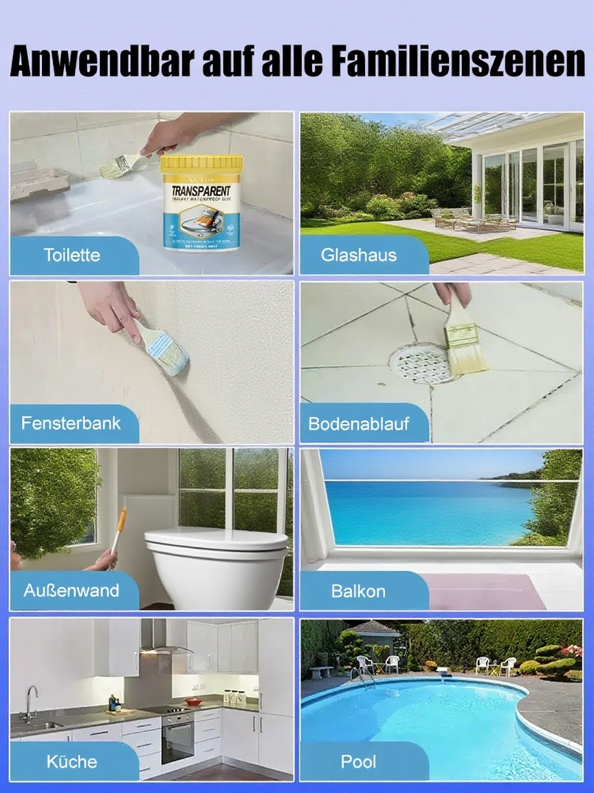 🏠 Revolutionieren Sie Ihre Dachreparatur mit unserem wasserdichten Klebstoff, der Ihr Dach bis zu 20 Jahre lang schützt!🔔