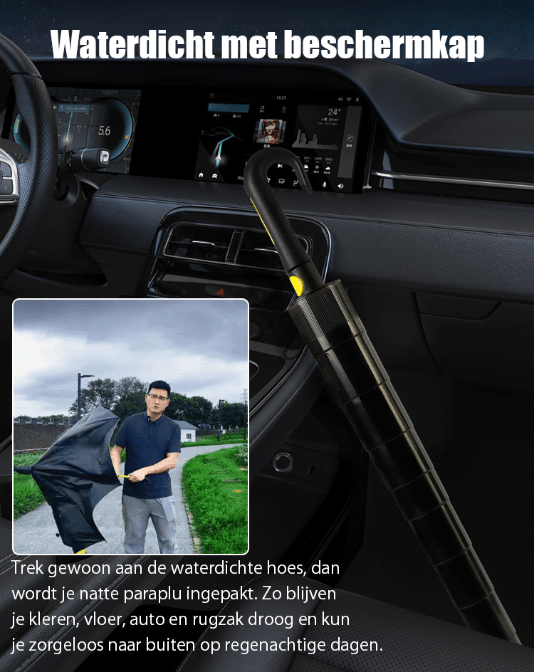 💯Unverzichtbar für Sommer und Herbst ☔【DWD-Empfehlung】Selbstöffnender doppelter sturmsicherer Regenschirm💃