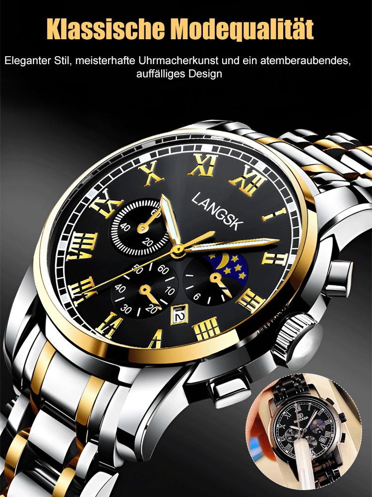 Frühe Weihnachtsaktion 🎄 Wasserdichte mechanische Herrenuhren