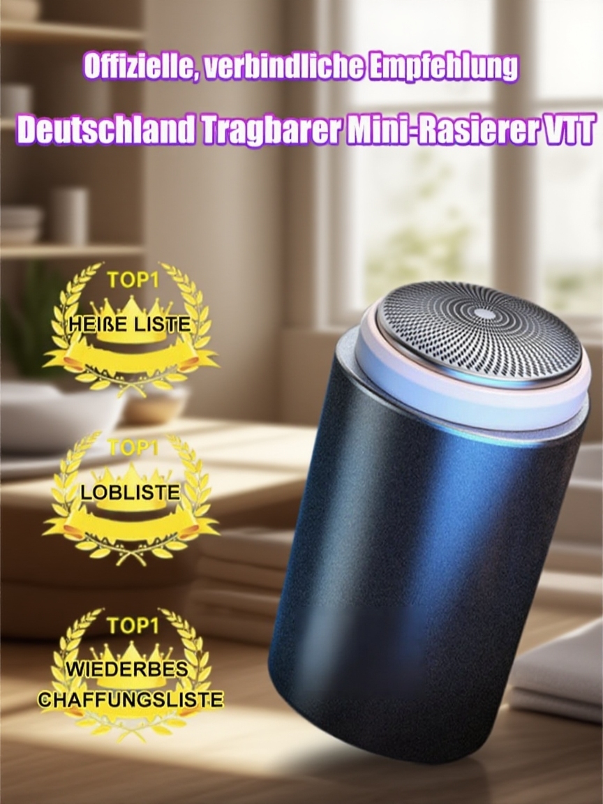 1-Sekunden-Reinigung✨Ultradünner Wabennetzrasierer, sanft und harmlos, Hochgeschwindigkeitsrasur mit fast 10.000 U/min, IPX7-Ganzkörper-Wasserdichtigkeit, kompakt und tragbar, geeignet für Reisen. 💎