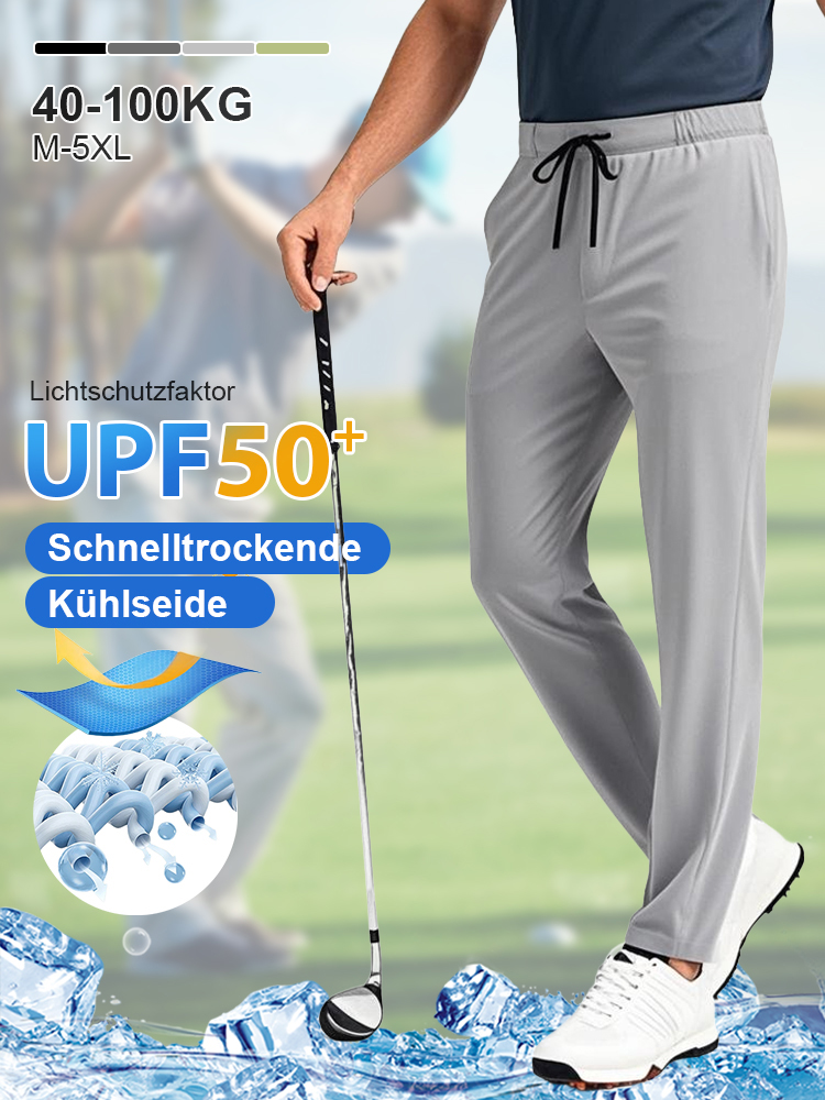 ⭐ Sommer Eisseidenhose HerrenUPF 50+ Atmungsaktiv Schnelltrocknend Leicht Elastisch ⭐