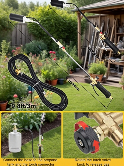 🔥 Elektrischer Gas-Unkrautbrenner: Die umweltfreundliche Lösung für perfekte Gärten!