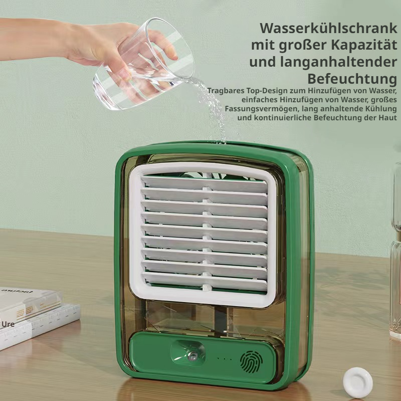 Desktop Summer Silent Small Fan Hydratisierender Nebel Luftbefeuchter Büro kleiner Ventilator