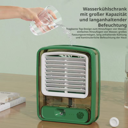 Desktop Summer Silent Small Fan Hydratisierender Nebel Luftbefeuchter Büro kleiner Ventilator