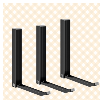 Lochfreies, zusammenklappbares Kleiderbügel-Lagerregal für den Haushalt, Wandbehang, Organizer, Arte