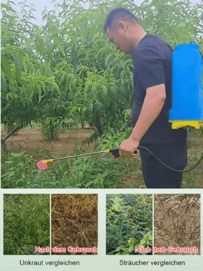 TÜV-Sicherheits- und Umweltzertifizierung, 58 internationale Patente erhalten, Unkrautbekämpfungsrate bis zu 98 %, zeitlich begrenzt 50 % Rabatt
