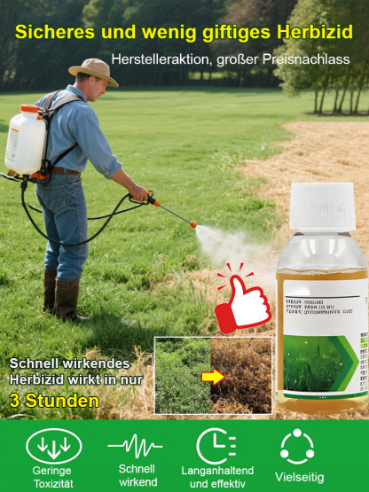 TÜV-Sicherheits- und Umweltzertifizierung, 58 internationale Patente erhalten, Unkrautbekämpfungsrate bis zu 98 %, zeitlich begrenzt 50 % Rabatt