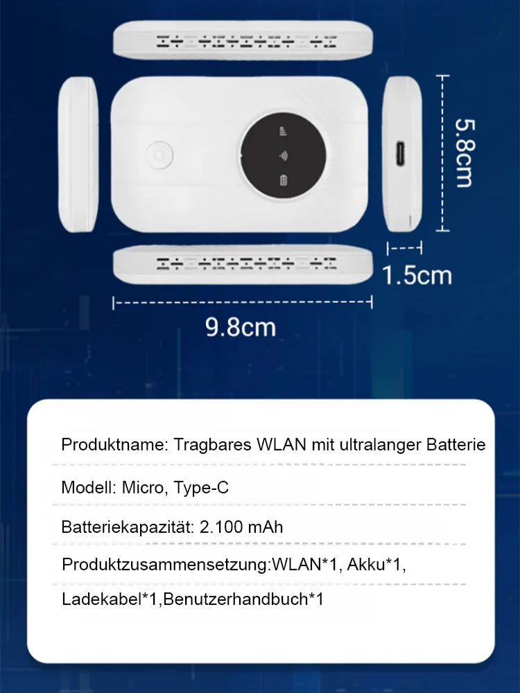 Mobiles WLAN mit extrem langer Akkulaufzeit