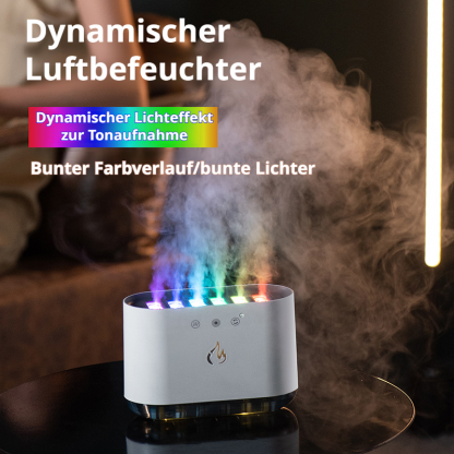 Luftbefeuchter mit dynamischer Tonaufnahme, multifunktional, cool, farbenfroh, klein, tragbar, Zerst
