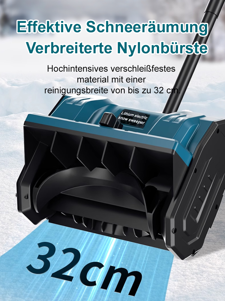 Mini-Schneefräse mit faltbarem Lithium-Akku