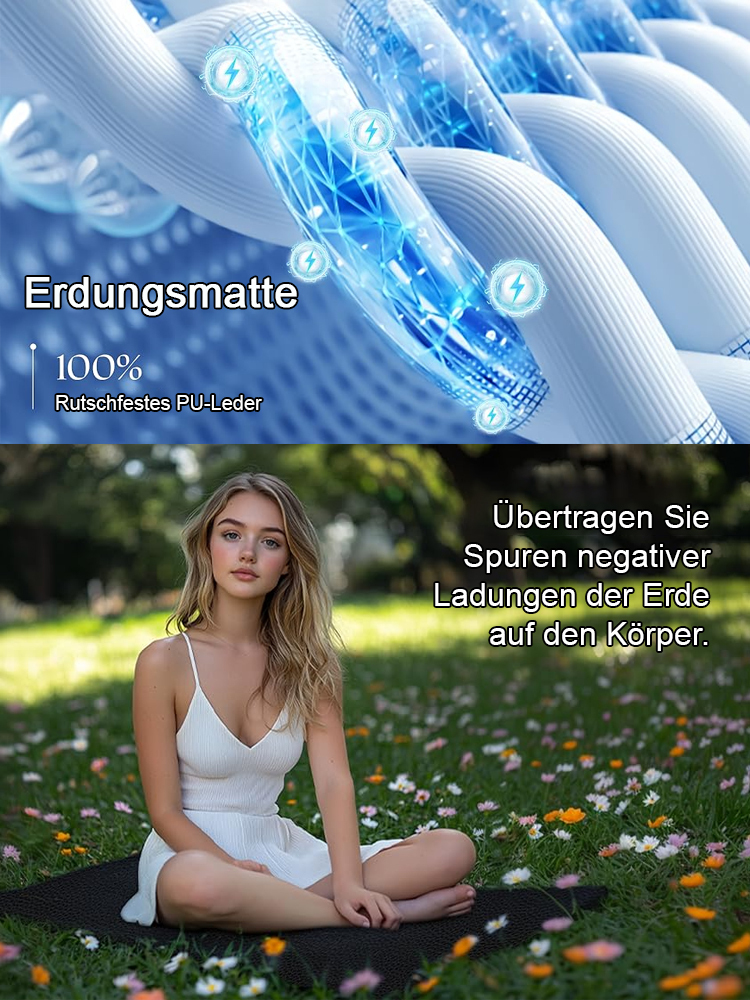 【Energie steigern】Mikrostrom Schmerz lindern Erdungsmatte