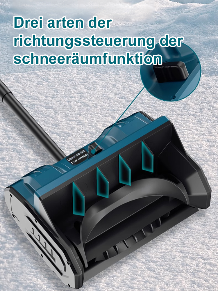 Mini-Schneefräse mit faltbarem Lithium-Akku