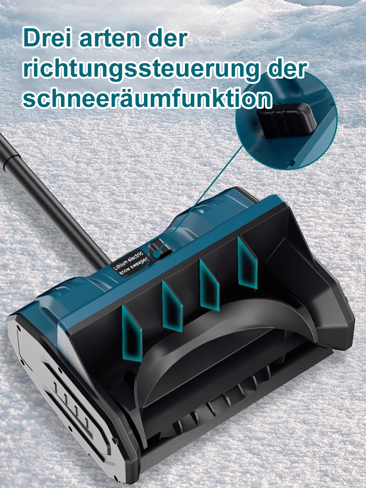 Mini-Schneefräse mit faltbarem Lithium-Akku