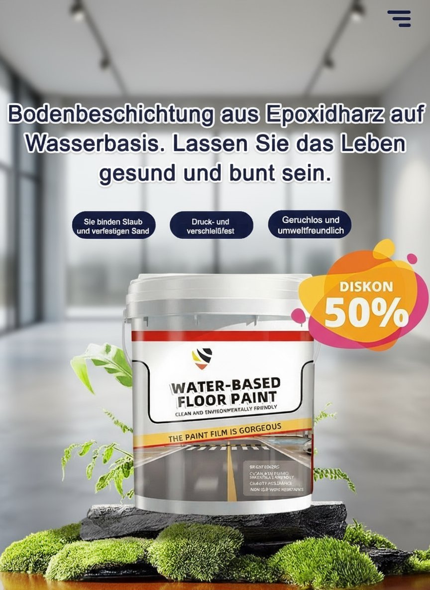 ✅ Die Umgestaltung Ihres Zuhauses mit Epoxid-Bodenfarbe ist einfacher und günstiger als das Verlegen von Fliesen!