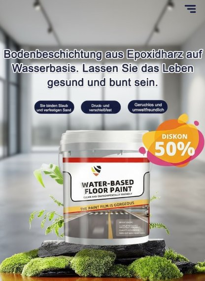 ✅ Die Umgestaltung Ihres Zuhauses mit Epoxid-Bodenfarbe ist einfacher und günstiger als das Verlegen von Fliesen!