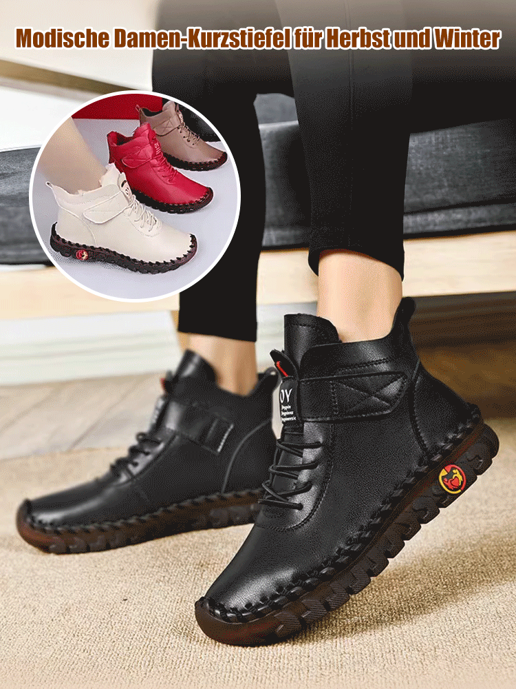 🐑100% Kaschmirfutter👢Modische Damen-Kurzstiefel für Herbst und Winter