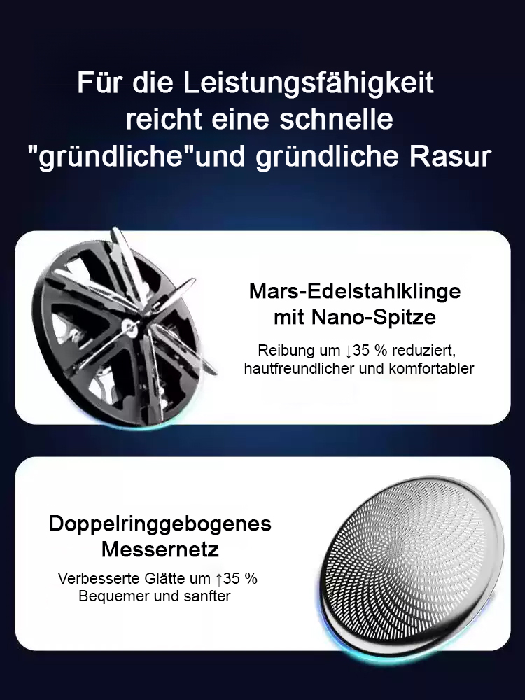 【50% Rabatt🔥🔥】Wasserdichter, waschbarer, elektrischer, tragbarer Reiserasierer