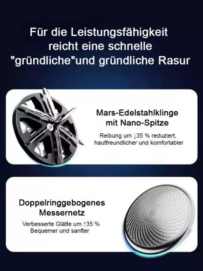 【50% Rabatt🔥🔥】Wasserdichter, waschbarer, elektrischer, tragbarer Reiserasierer