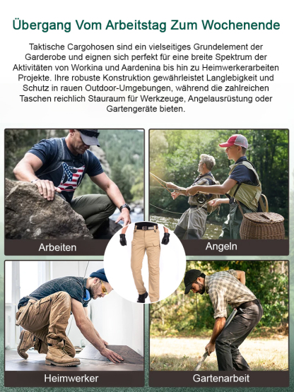 🗡️Wasserdicht, kratzfest und schnittfest👖 IX7 Multifunktionale Outdoor Cargo Hose🥾