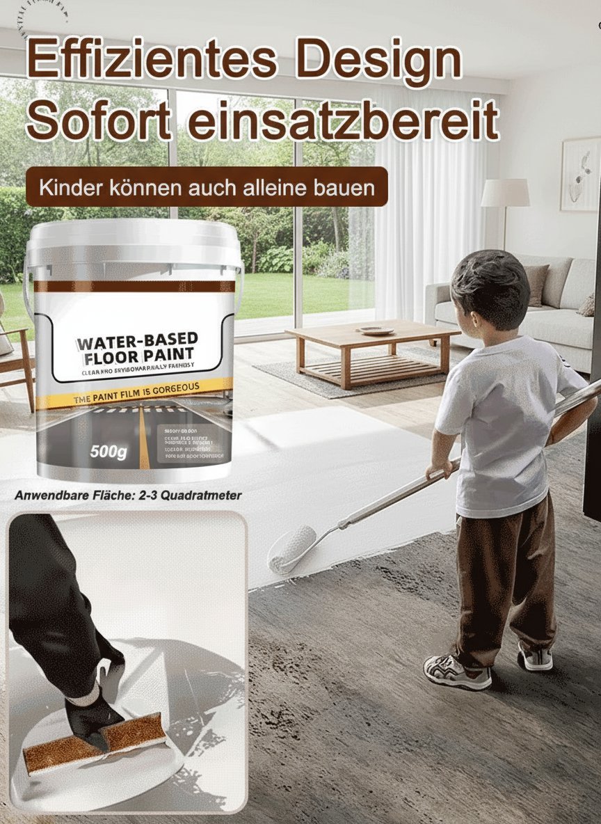 ✅ Die Umgestaltung Ihres Zuhauses mit Epoxid-Bodenfarbe ist einfacher und günstiger als das Verlegen von Fliesen!