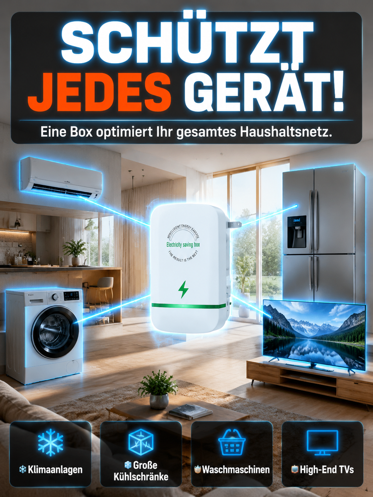 🚨 Strompreise explodieren! Nano-Technik spart €152/Monat: 1 Box pro Raum empfohlen – Letzte 50 Stück mit DE-Support!