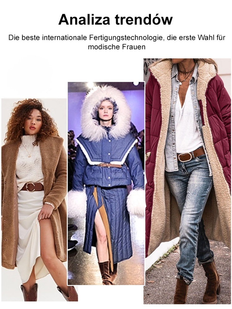 Warme Daunenjacke aus Baumwolle mit Kaschmirfutter