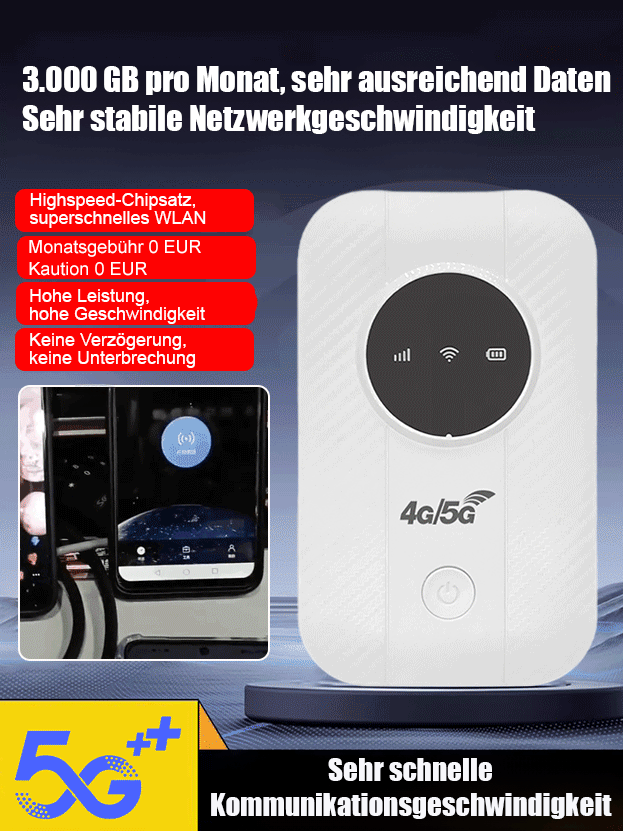 Mobiles WLAN mit extrem langer Akkulaufzeit